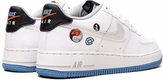 Nike Kids "Air Force 1 LV8 1 Happy Hoops sneakers" Wit