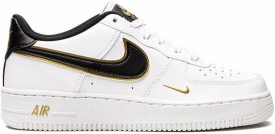 Nike Kids Air Force 1 LV8 leren sneakers Wit