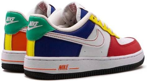 Nike Kids Air Force 1 Low "Rubix Cube" sneakers Wit