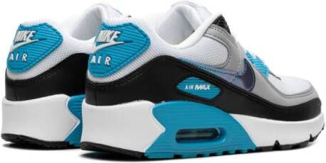 Nike Kids Air Max 90 "Blue Lightning Metallic" sneakers Wit