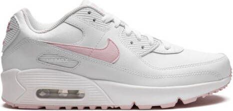 Nike Kids Air Max 90 leren sneakers Wit