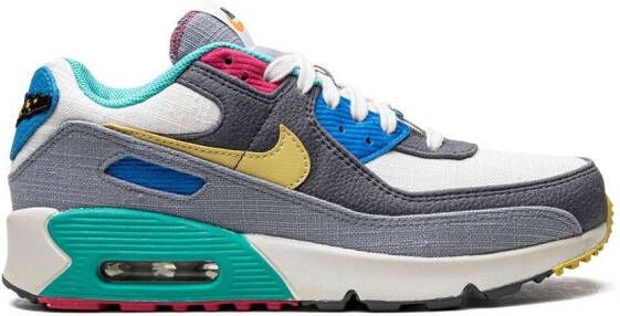 Nike Kids Air Max 90 low-top sneakers Grijs