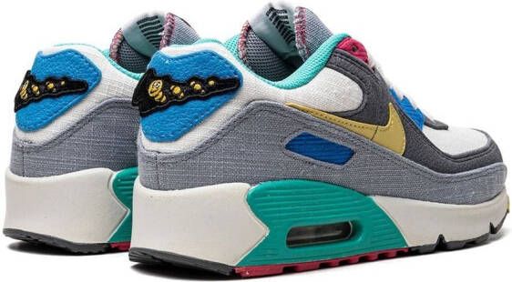 Nike Kids Air Max 90 low-top sneakers Grijs