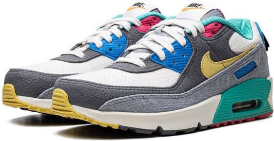 Nike Kids Air Max 90 low-top sneakers Grijs