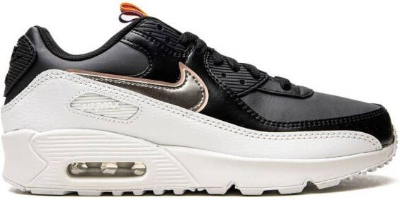 Nike Kids Air Max 90 low-top sneakers Zwart