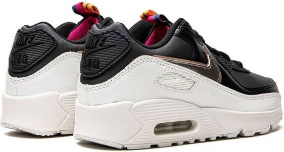 Nike Kids Air Max 90 low-top sneakers Zwart