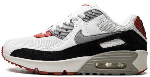 Nike Kids "Air Max 90 LTR Photon Dust Varsity Red sneakers" Wit