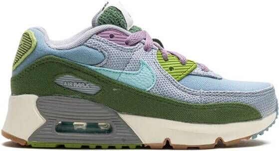 Nike Kids Air Max 90 SE "Sun Club Worn Blue Treeline" sneakers Blauw