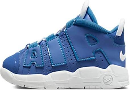 Nike Kids "Air More Uptempo Battle Blue sneakers" Blauw
