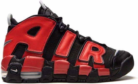 Nike Kids Air More Uptempo high-top sneakers Zwart