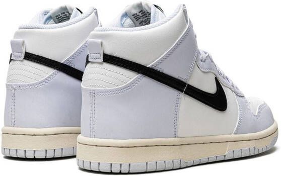 Nike Kids "Dunk High Aluminium sneakers " Wit