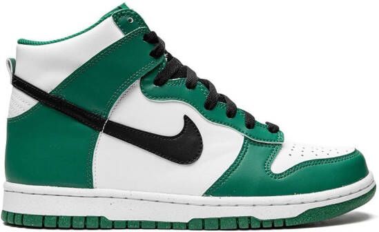 Nike Kids Dunk High "Celtics" sneakers Groen