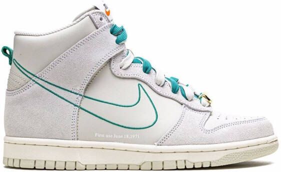 Nike Kids Dunk High 'First Use' sneakers Beige