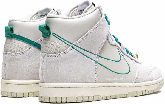Nike Kids Dunk High 'First Use' sneakers Beige