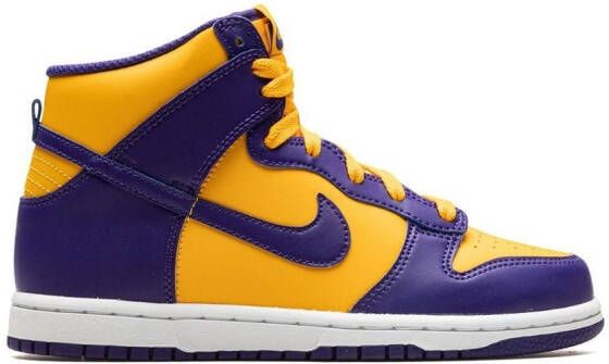 Nike Kids Dunk High sneakers Paars