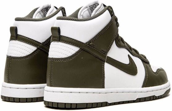 Nike Kids Dunk High sneakers Wit