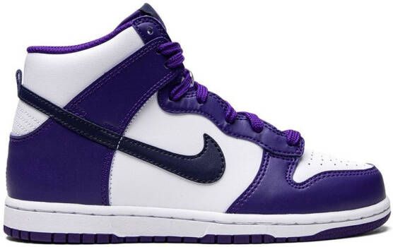 Nike Kids Dunk High sneakers Wit