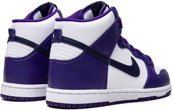 Nike Kids Dunk High sneakers Wit