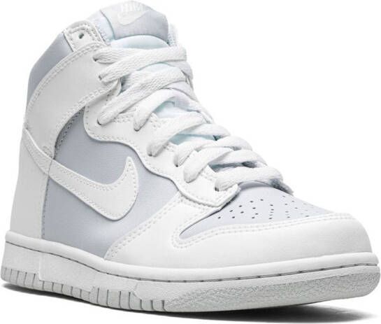 Nike Kids Dunk High sneakers Wit