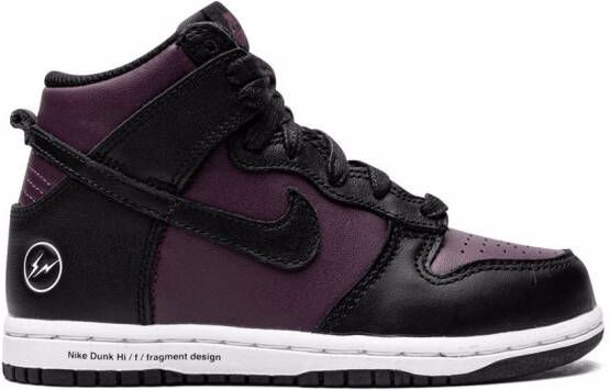 Nike Kids Dunk High sneakers Zwart