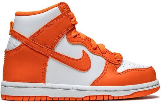 Nike Kids Dunk High Syracuse leren sneakers Oranje