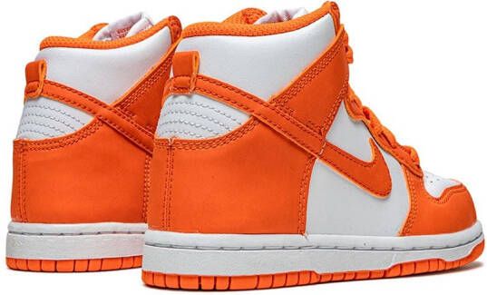 Nike Kids Dunk High Syracuse leren sneakers Oranje