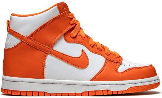 Nike Kids Dunk high-top sneakers Wit