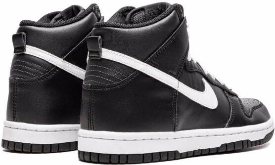 Nike Kids Dunk high-top sneakers Zwart