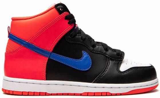 Nike Kids Dunk high-top sneakers Zwart