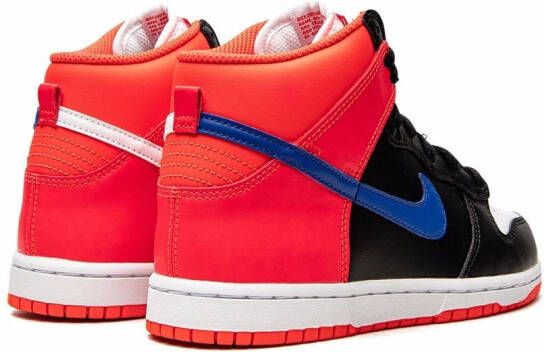 Nike Kids Dunk high-top sneakers Zwart