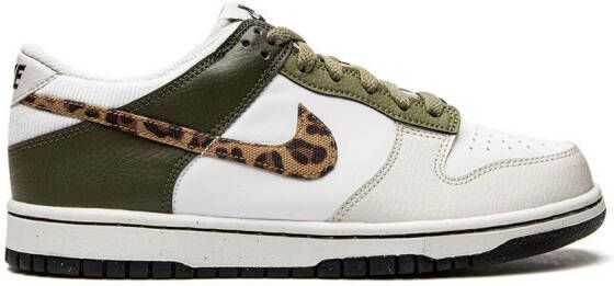 Nike Kids "Dunk Low Animal Instinct sneakers" Wit