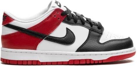 Nike Kids Dunk Low "Black Toe" sneakers Wit