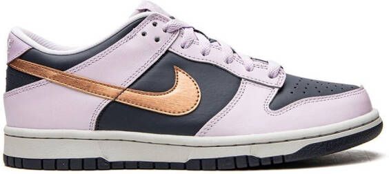 Nike Kids "Dunk Low Copper Swoosh sneakers " Blauw