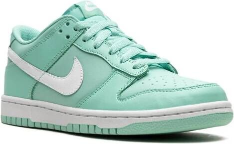 Nike Kids Dunk low-top sneakers Groen