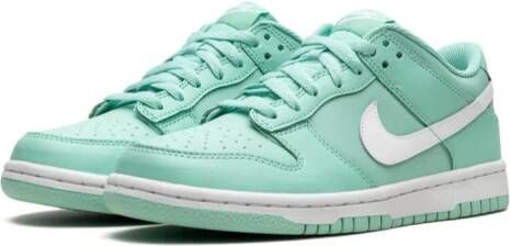 Nike Kids Dunk low-top sneakers Groen