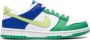 Nike Kids "Dunk Low Green Blue sneakers" Wit - Thumbnail 2