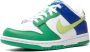 Nike Kids "Dunk Low Green Blue sneakers" Wit - Thumbnail 5