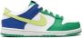 Nike Kids "Dunk Low Green Blue sneakers" Wit - Thumbnail 2