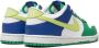 Nike Kids "Dunk Low Green Blue sneakers" Wit - Thumbnail 3