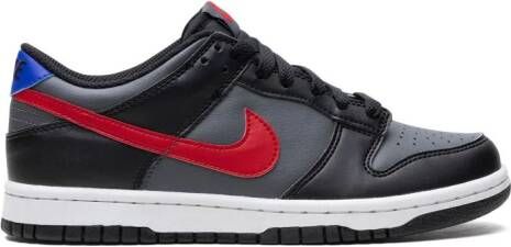 Nike Kids Dunk Low GS "Black University Red" sneakers Zwart