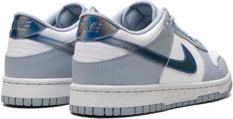 Nike Kids "Dunk Low GS Blue Iridescent sneakers" Blauw