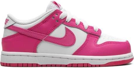 Nike Kids Dunk Low "Laser Fuchsia" sneakers Roze