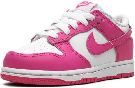 Nike Kids Dunk Low "Laser Fuchsia" sneakers Roze