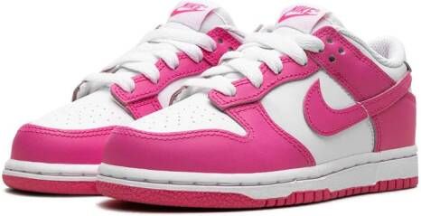 Nike Kids Dunk Low "Laser Fuchsia" sneakers Roze