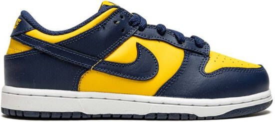 Nike Kids "Dunk Low Michigan sneakers" Blauw