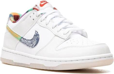 Nike Kids "Dunk Low Multi Color Paisley sneakers" Wit
