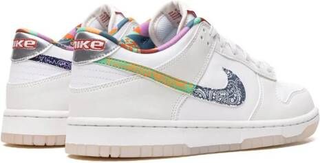 Nike Kids "Dunk Low Multi Color Paisley sneakers" Wit