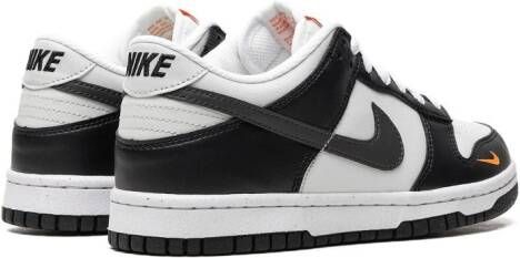 Nike Kids "Dunk Low Next Nature Black Bright Mandarin sneakers" Zwart