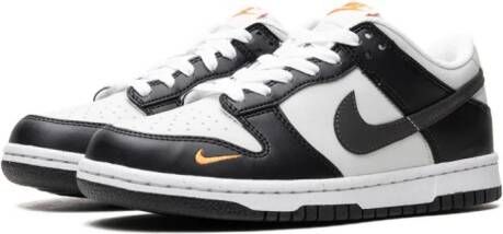 Nike Kids "Dunk Low Next Nature Black Bright Mandarin sneakers" Zwart