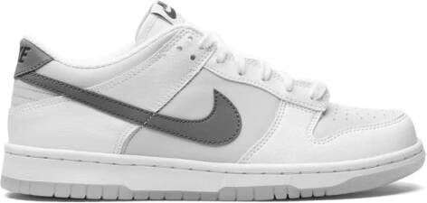 Nike Kids Dunk Low "Reflective Swoosh" sneakers Wit